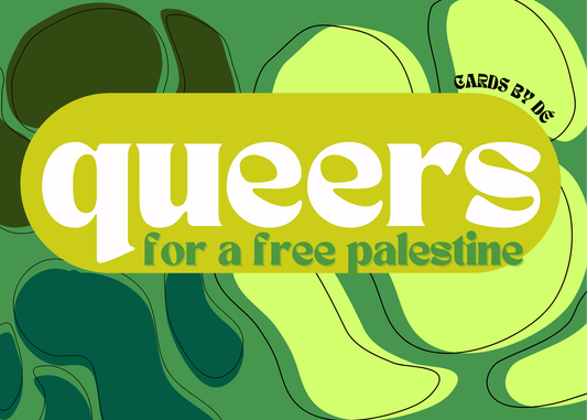 Queers for a Free Palestine Mini Print